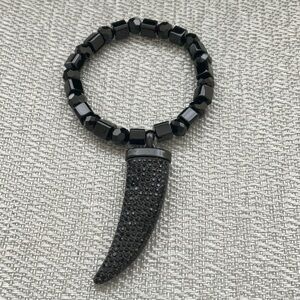 Pave Shark Tooth Bracelet